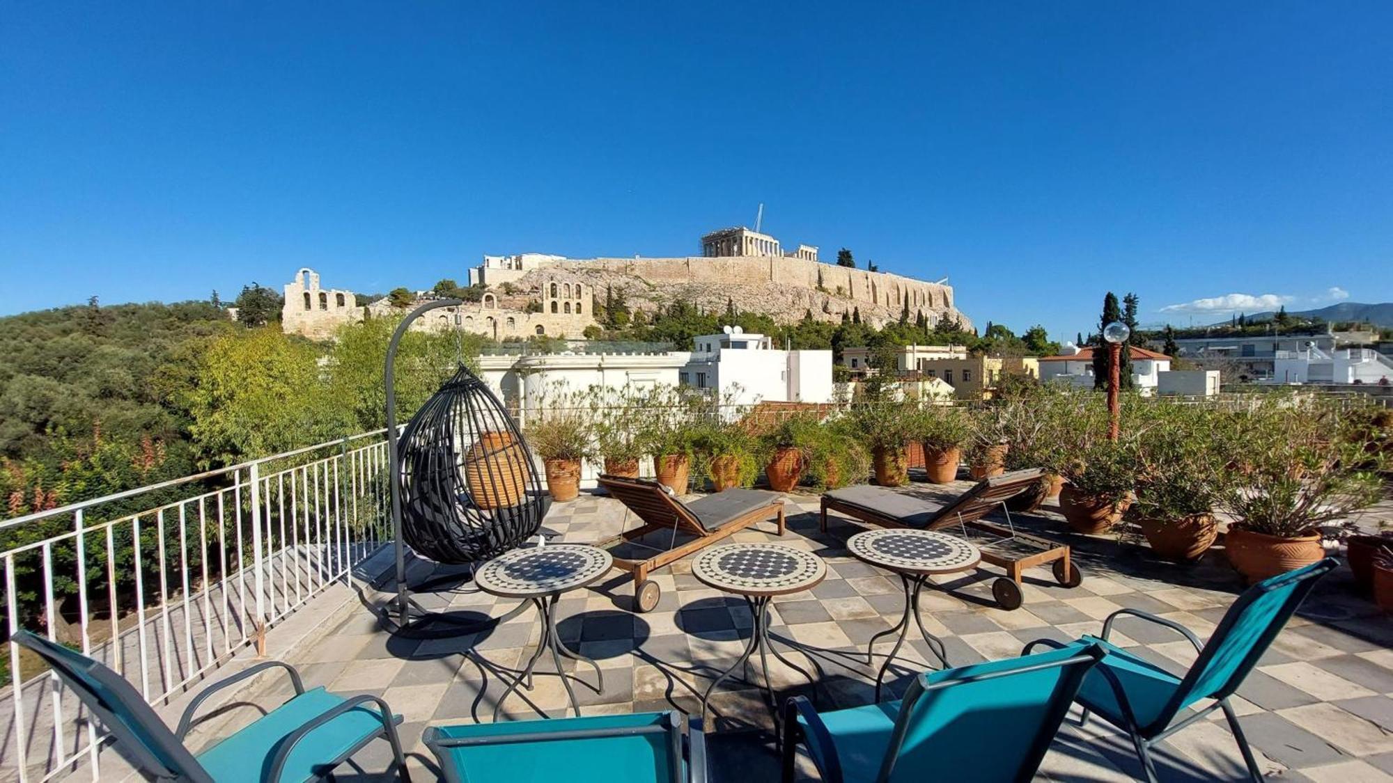 Stunning Acropolis View Apartment Atene Esterno foto