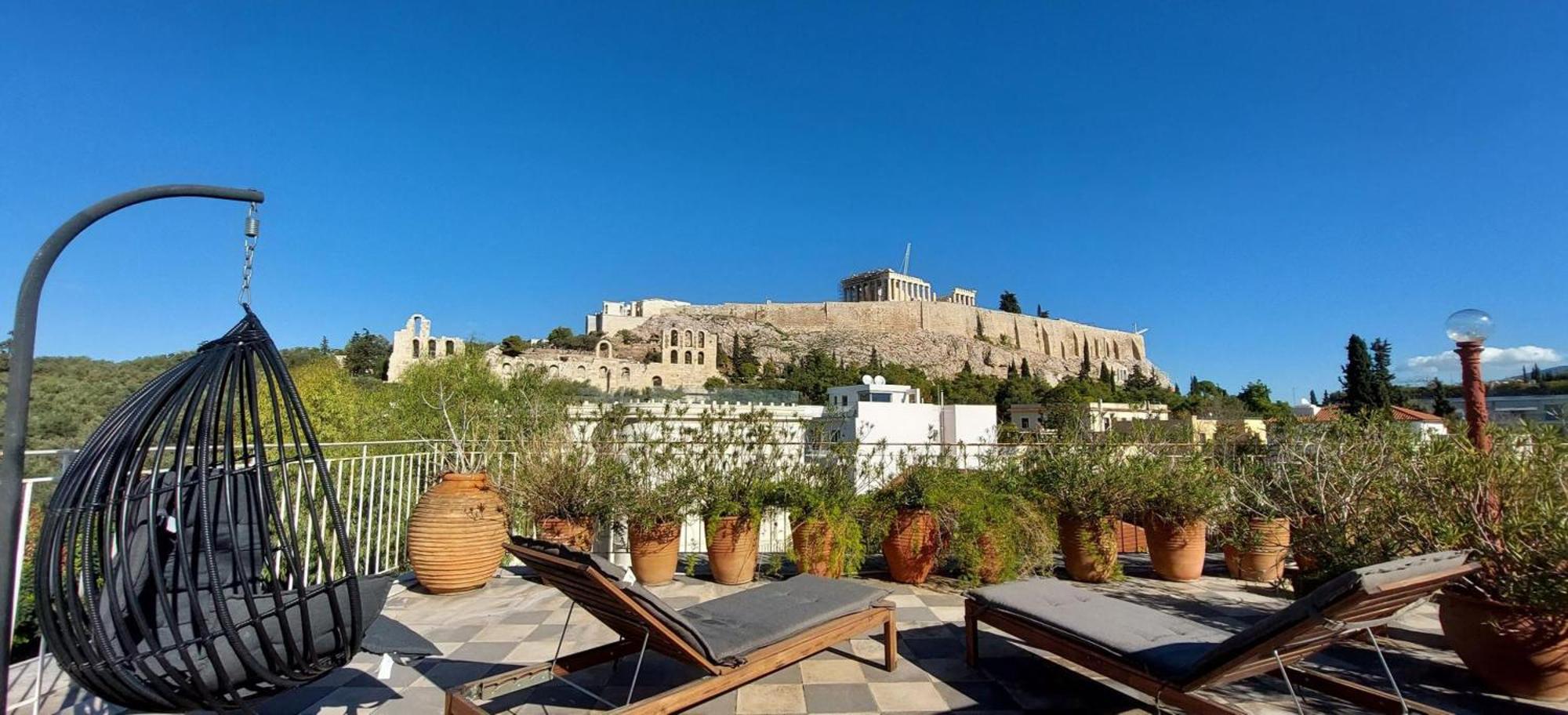 Stunning Acropolis View Apartment Atene Esterno foto